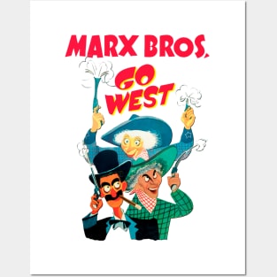 Marx Brothers Bros Go West Posters and Art